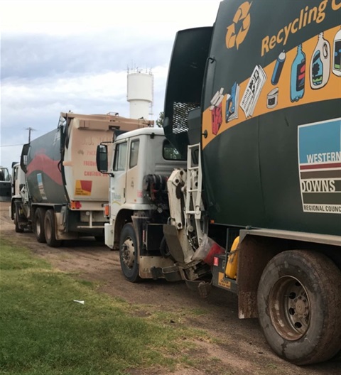 Garbage trucks for Western Downs Regional Council
