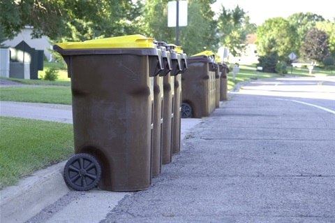 Recycling Bins on Street