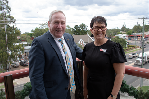 Mayor and CEO Jodie Taylor