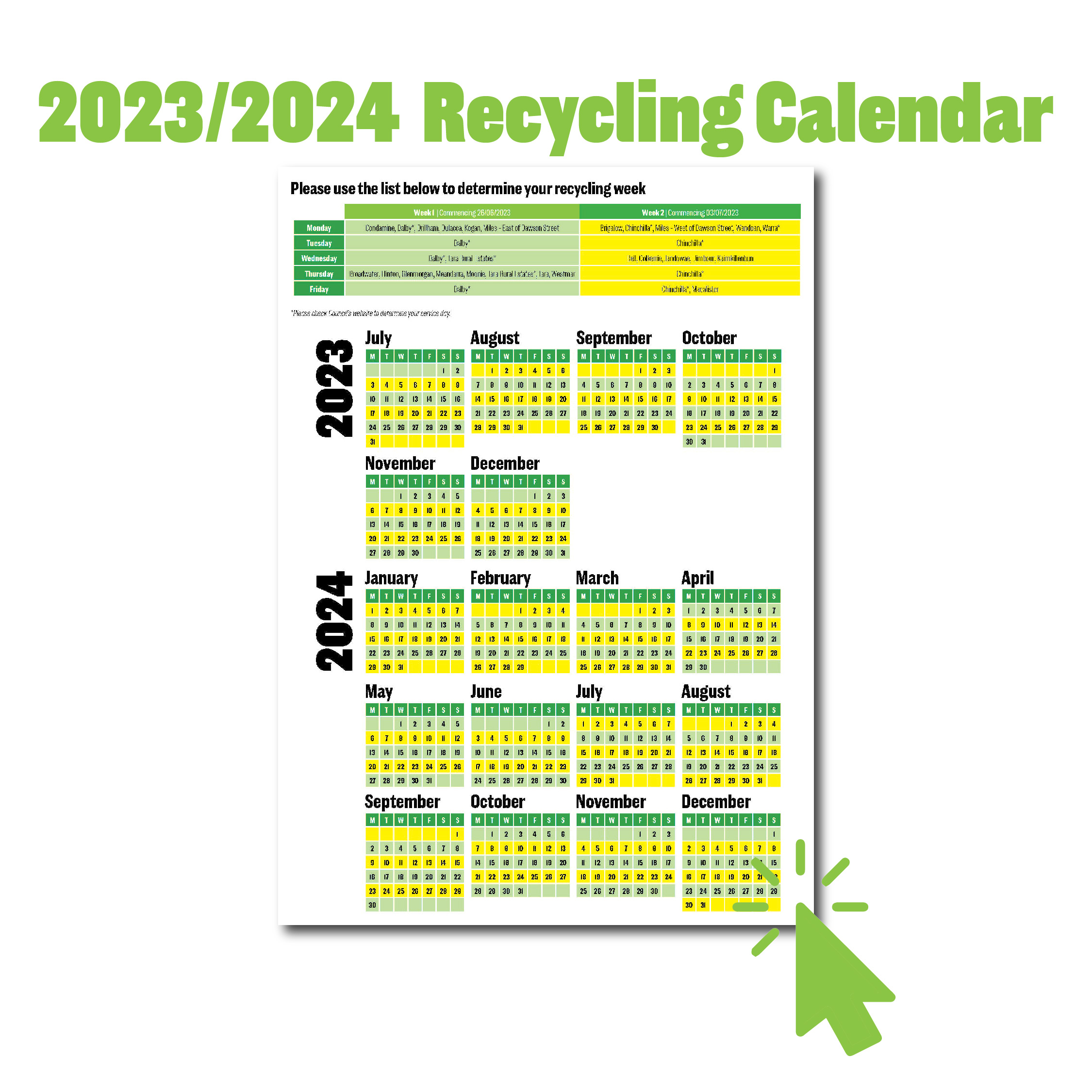 WDRC Recycling Calendar 23/24