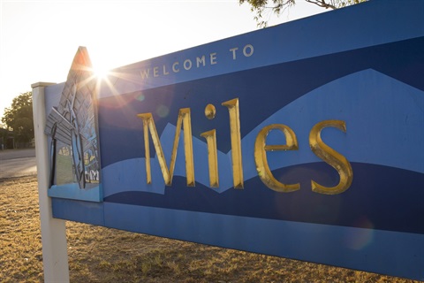 Miles sign